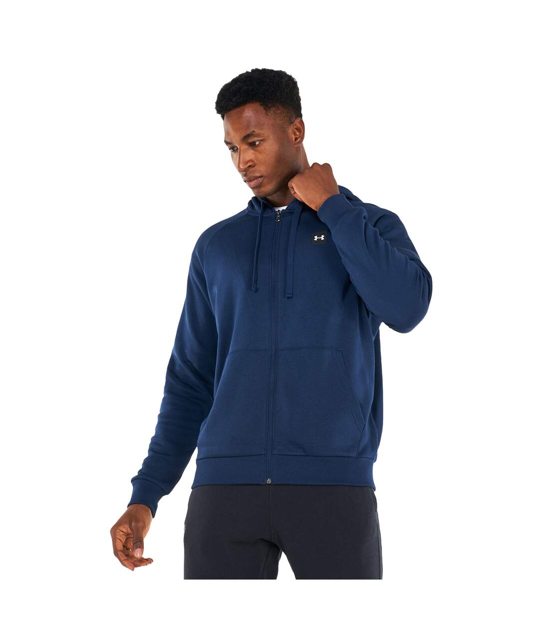 Veste À Capuche Rival Homme Bleu Marine Under Armour-1