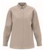 Chemise oversize en lin - Femme - PATS501 - beige-1