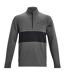 Mens Daytona Zip Neck Sweatshirt Grey Under Armour-1