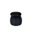 Tabouret Rond Design Corin 55cm Noir & Gris