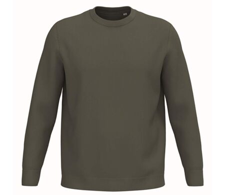 Pull col rond - Homme - PATS900 - vert kaki