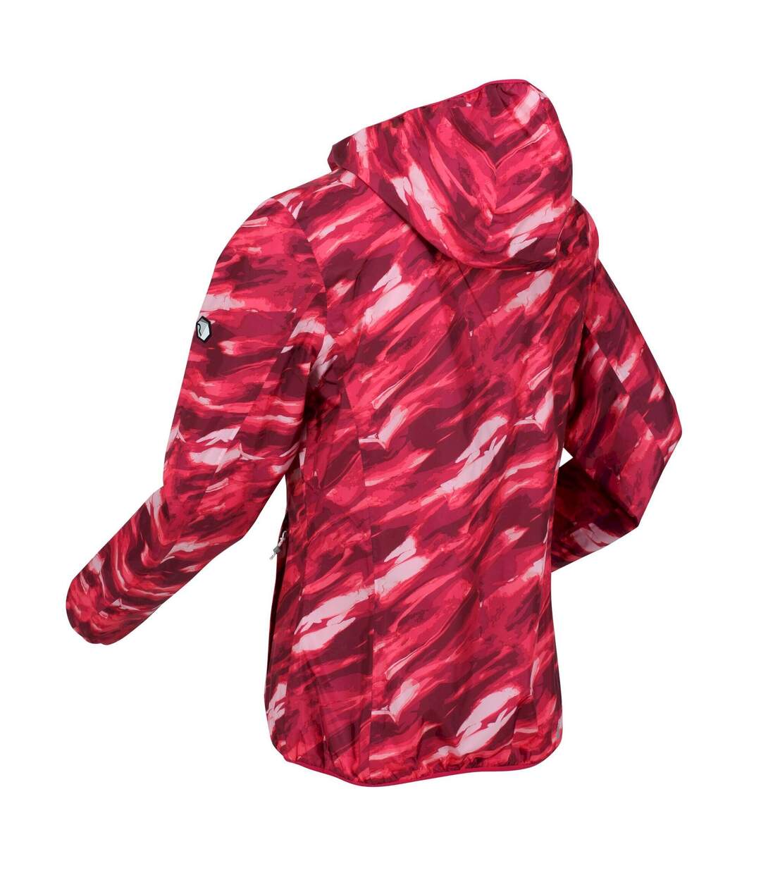 Womens/ladies serenton brush stroke waterproof jacket wild plum Regatta