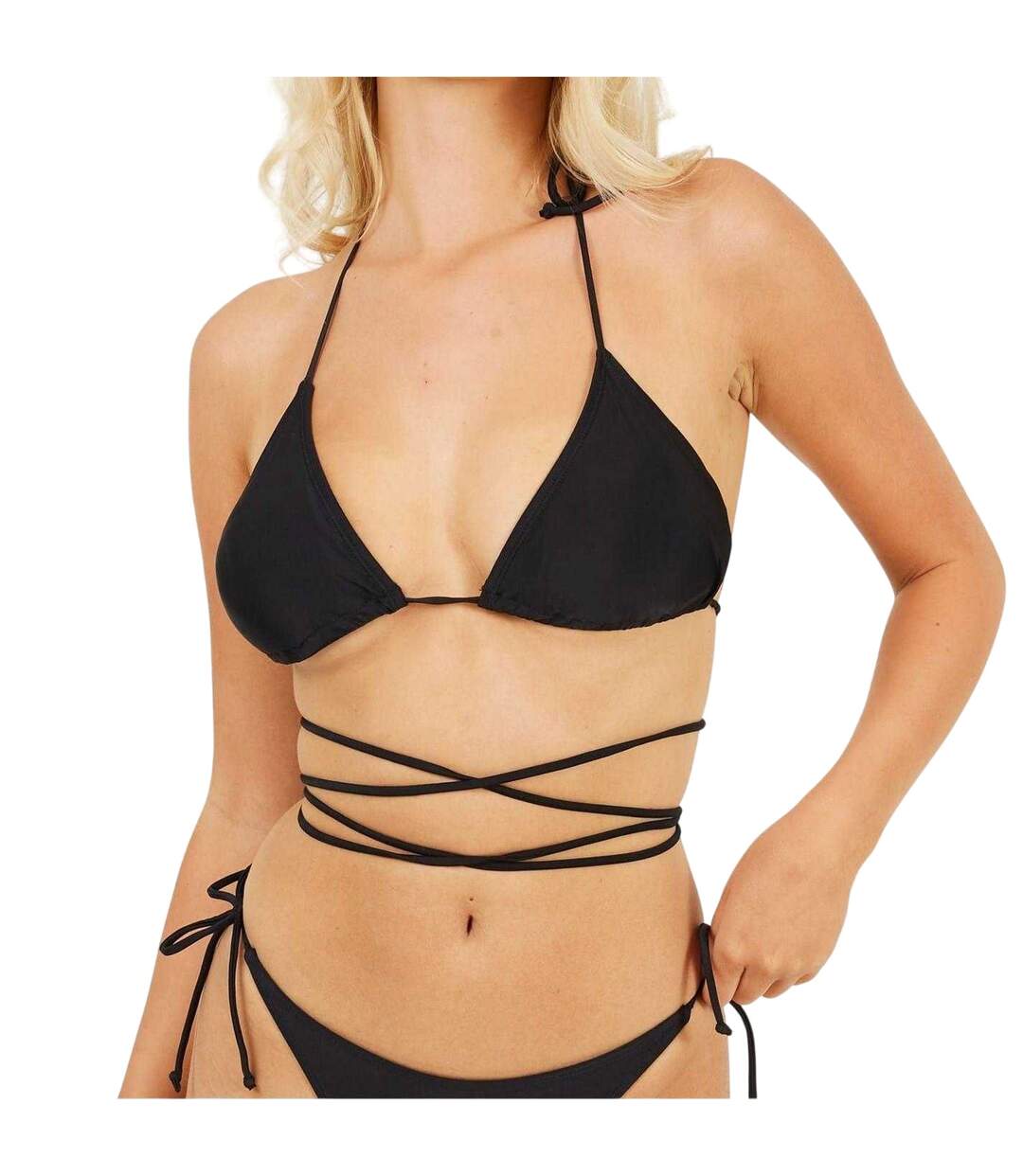 Haut De Maillot De Bain Femme Noir Brave Soul-4