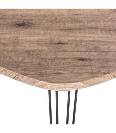 Table d'appoint design Neile - L. 69 x H. 60 cm - Noir