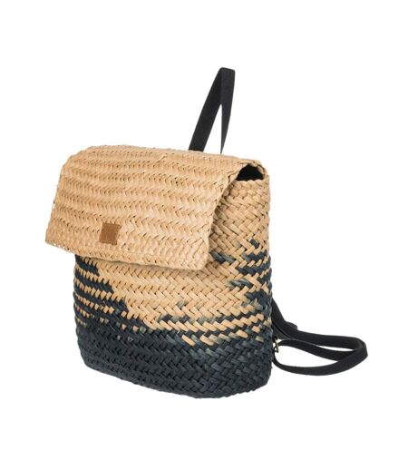 Sac à dos en paille beige/marine femme roxy mysterious boar - taille unique