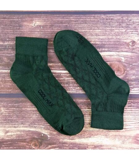 2 Paires Chaussettes Homme Coolmax Basses Randonné