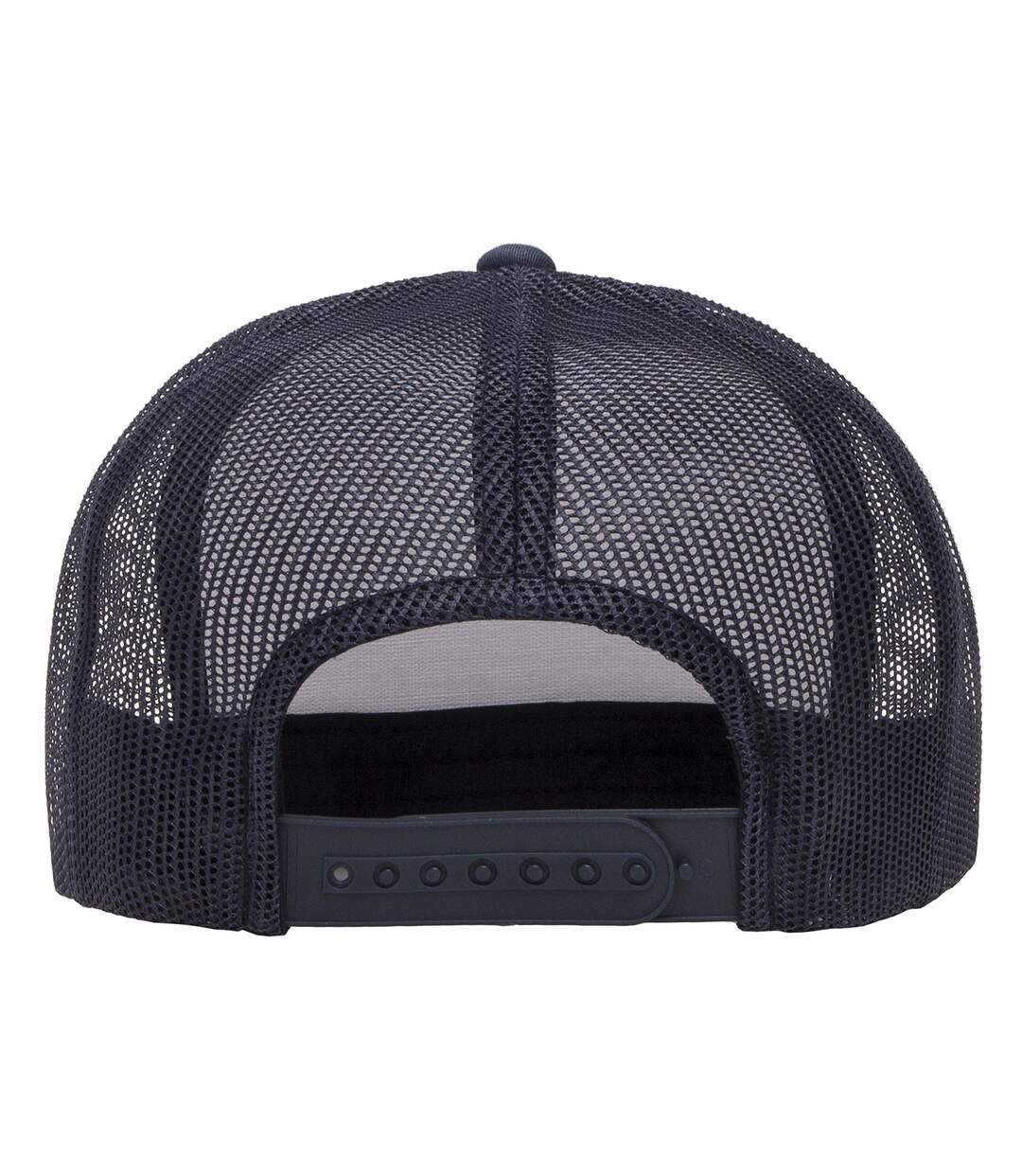 Casquette Trucker Classic Blanc Bleu Marine Yupoong-2