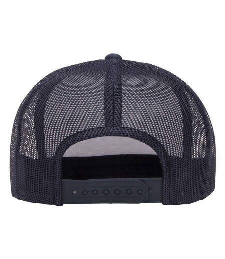 Casquette Trucker Classic Blanc Bleu Marine Yupoong