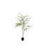 Plante Artificielle Fines Feuilles 190cm Vert & Noir