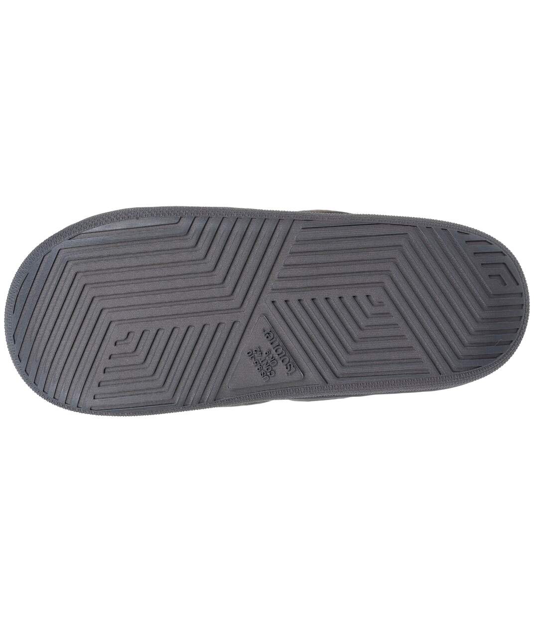 Isotoner Chaussons Mules homme velours ultra doux, semelle bloup confort, bout fermé-5