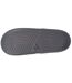 Isotoner Chaussons Mules homme velours ultra doux, semelle bloup confort, bout fermé-5