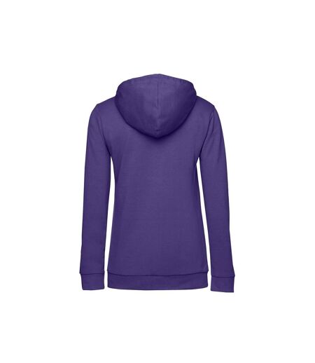 B&c Womens/ladies Sweat À Capuche Violet BANDC