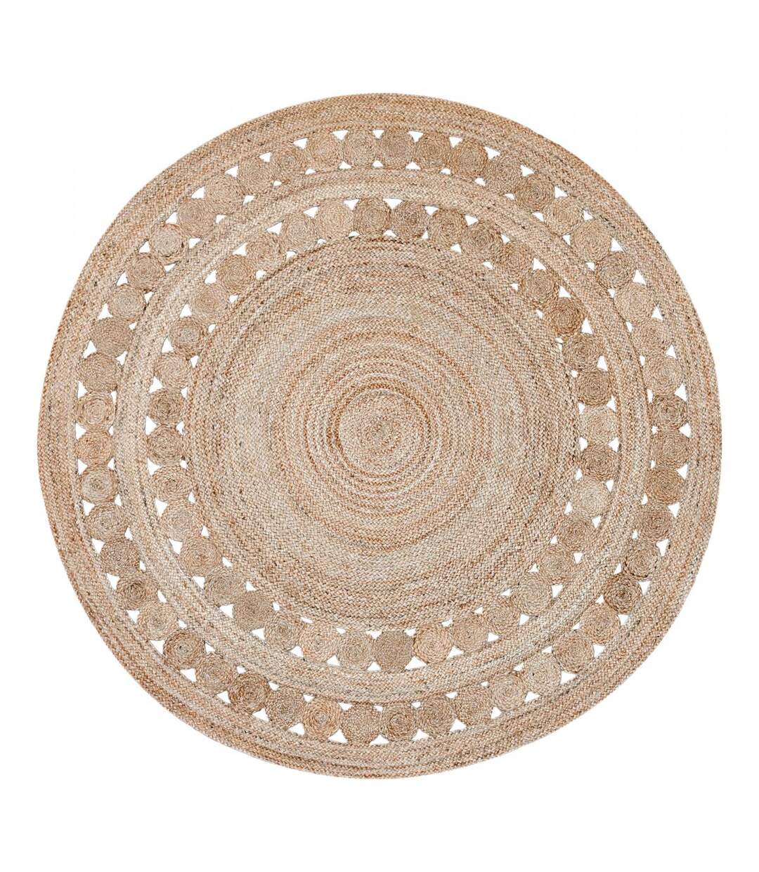 Tapis rond JT RONDI , tapis jute artisanal-1