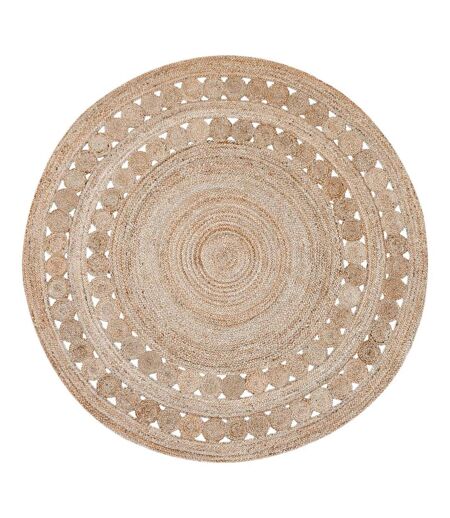 Tapis rond JT RONDI , tapis jute artisanal