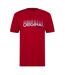 Mens Lettering Crew Neck Regular T-shirt Salsa Original Penguin-1