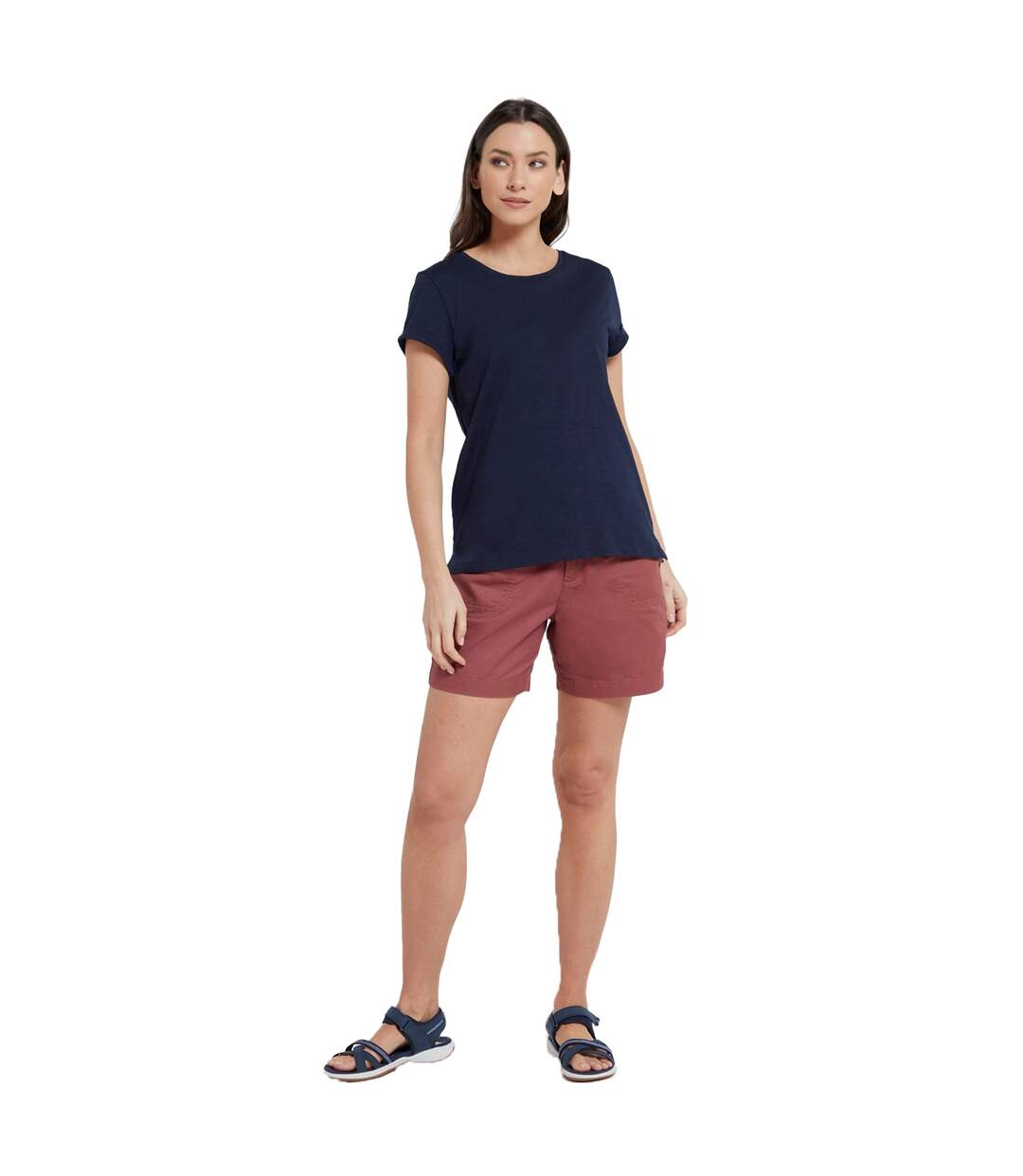 T-shirt bude femme bleu marine Mountain Warehouse