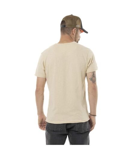 T-shirt homme col rond regular en coton print devant Brave Vondutch