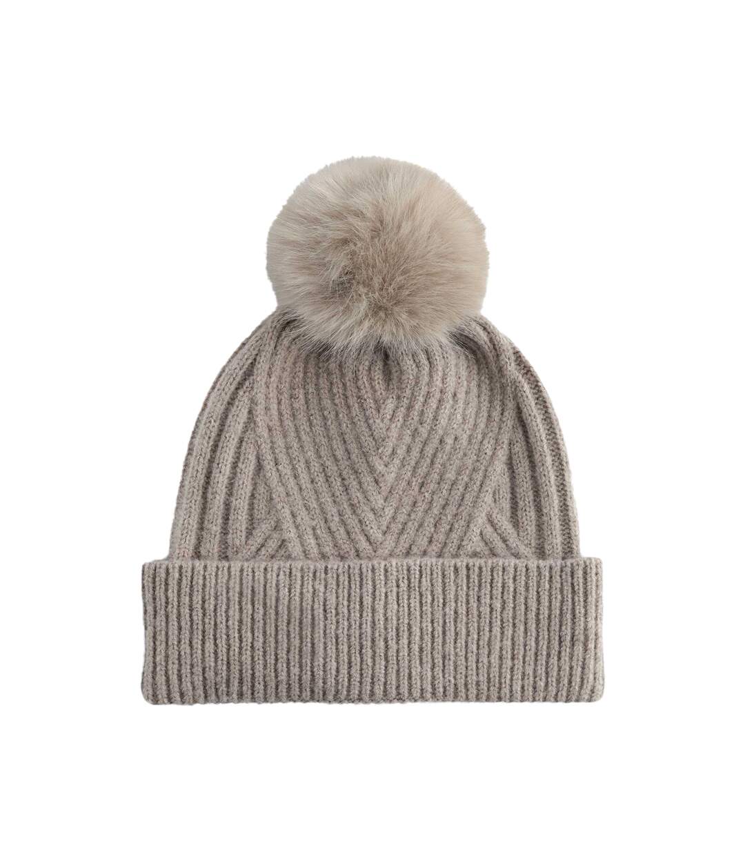 Bonnet Snow Luxe Adulte Pierre Naturelle Beechfield-2