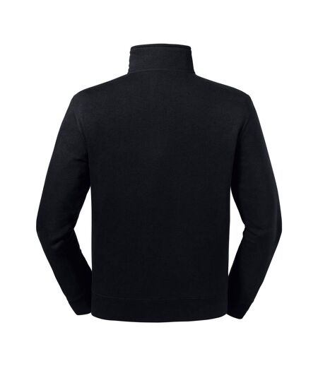 Russell Mens Authentic Quarter Zip Sweatshirt (Black) - UTBC4655