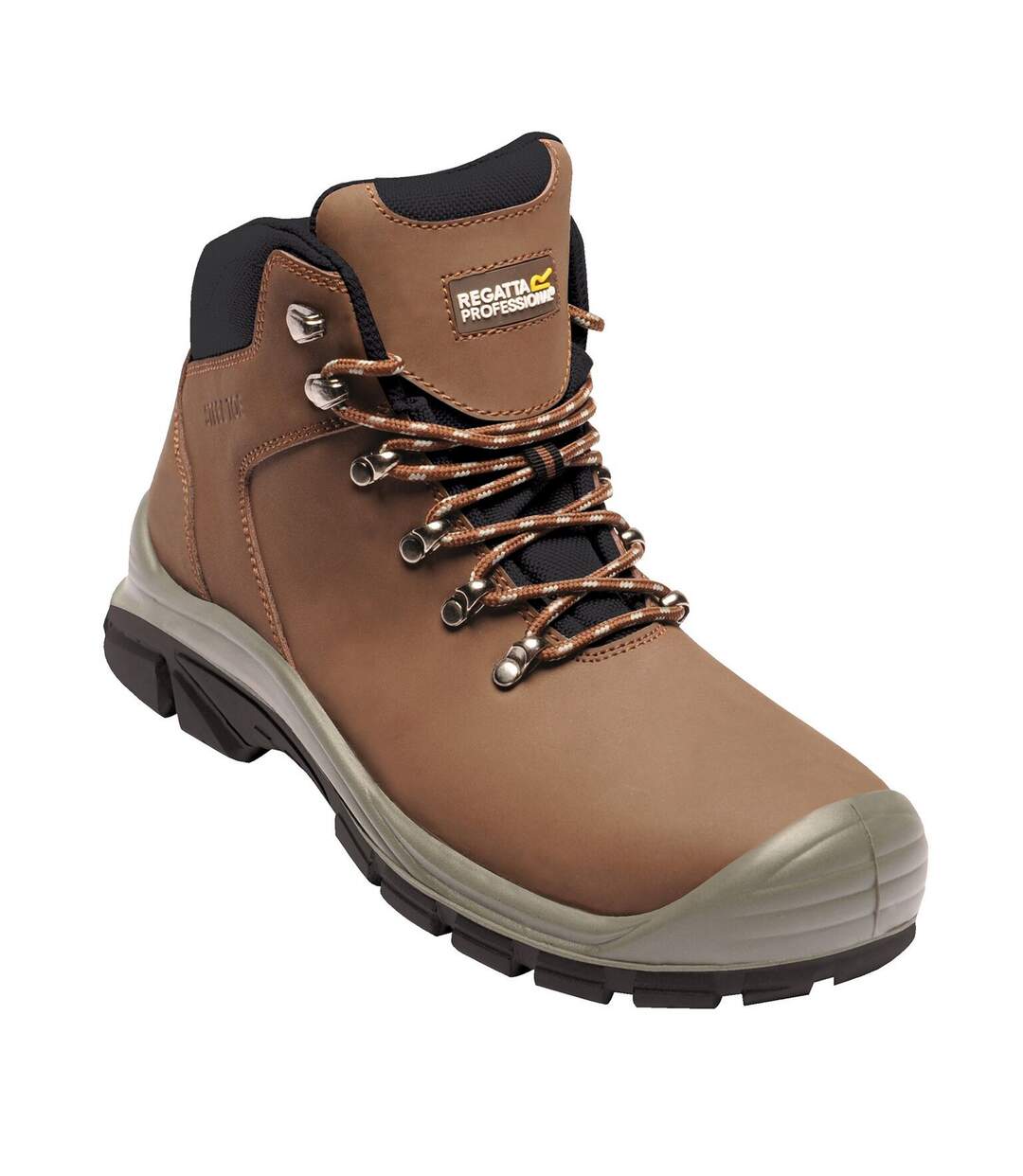 Bottines De Sécurité Peakdale Homme Marron Foncé Regatta-1