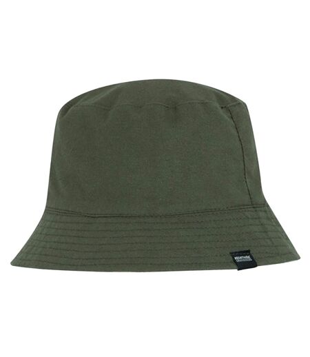 Mens camdyn reversible bucket hat dark khaki/glacier Regatta