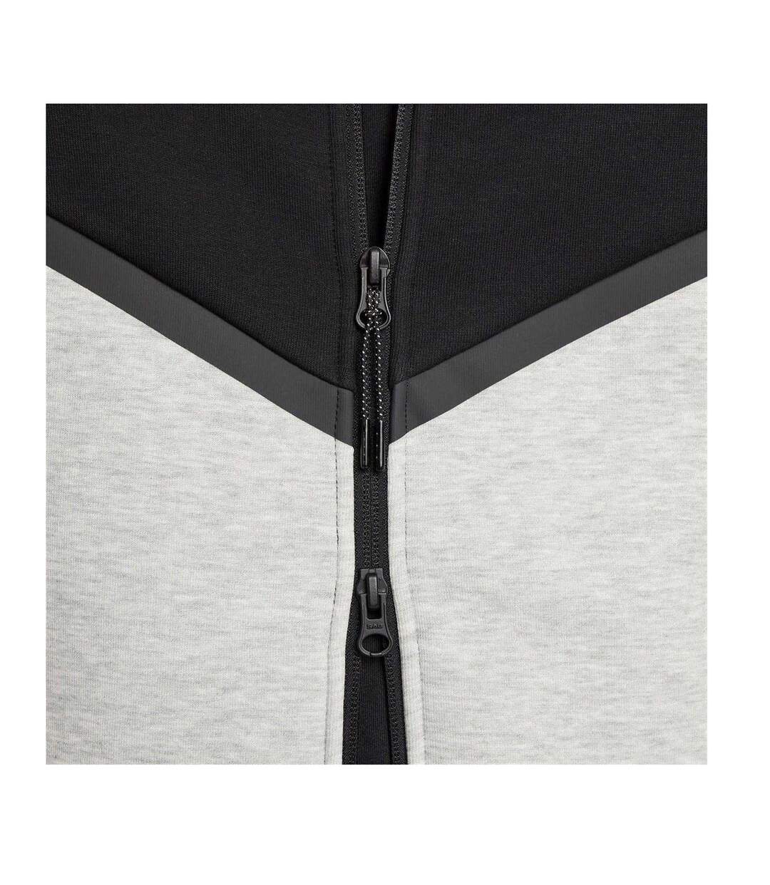 Veste À Capuche Motif/style Chevron Tech Homme Noir Gris Nike-4
