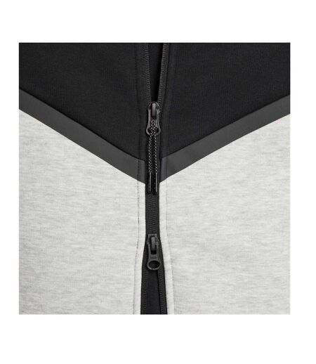 Veste À Capuche Motif/style Chevron Tech Homme Noir Gris Nike
