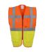 Gilet executive adulte orange / jaune Yoko Yoko