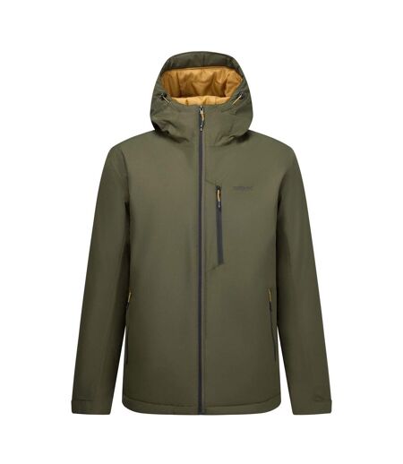Veste Imperméable Allston Homme Kaki Foncé Jaune Sombre Regatta
