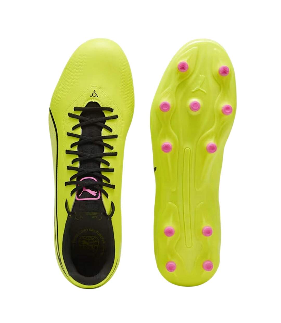 Chaussures De Foot Pour Terrain Ferme King Pro Homme Jaune Puma-4
