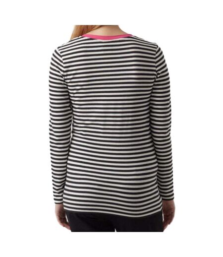 T-Shirt blanc/noir femme mamalicious gisela