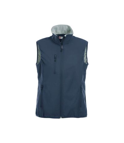 Clique Womens/Ladies Plain Softshell Vest (Dark Navy)