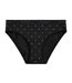 Lot de 3 slips femme  en coton uni et imprimé ceinture fine 2cm Pck6 Pierre Cardin-3