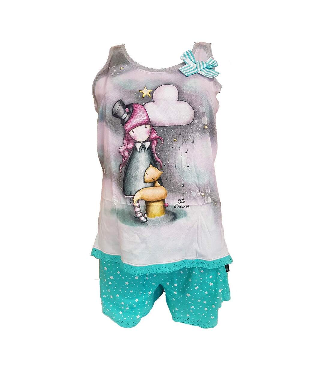 Ensemble de Pyjama Licence Fantaisie Qualité Supérieure Livré en Boite Cadeaux :Smiley, Disney, Santoro Santoro 50957-1