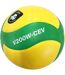 Ballon De Volley-ball V200w Match Taille 5 Jaune Vert Mikasa-2