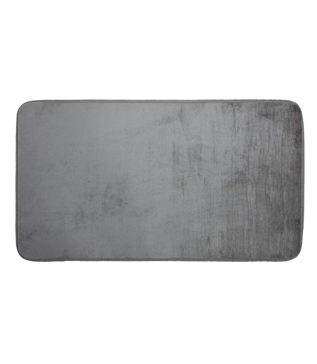 Tapis Uni en Flanelle Flanou 60x110cm Gris-1