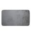 Tapis Uni en Flanelle Flanou 60x110cm Gris-1