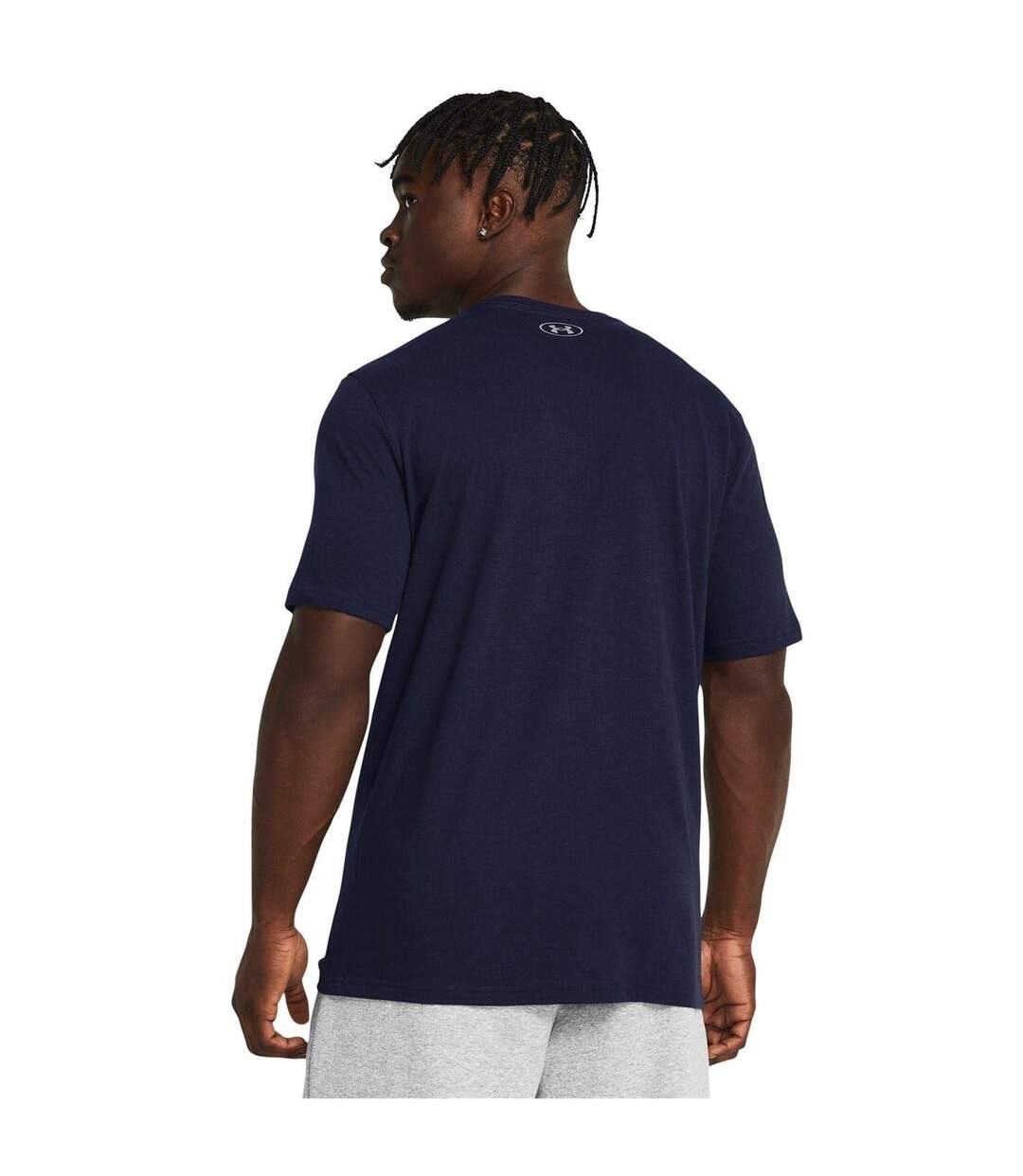T-shirt Manches Courtes Foundation Updates Gl Homme Bleu Marine Bleu Under Armour-3
