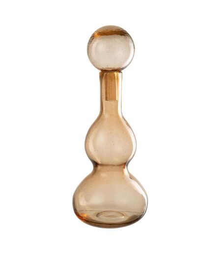 Carafe Design en Verre Carol 42cm Caramel