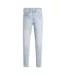 Womens/ladies 721 Leather Patch High Rise Skinny Jeans Light Blue Levis-2