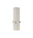 Vase Cylindrique en Céramique Bubbles 41cm Crème-1