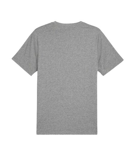 T-shirt Style Petit Logo Essentials No Homme Gris Argenté Puma