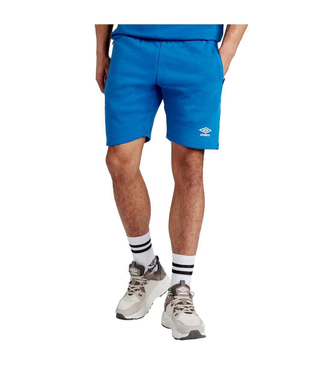 Umbro - Short CLUB LEISURE - Homme (Bleu roi / Blanc) - UTUO269-4