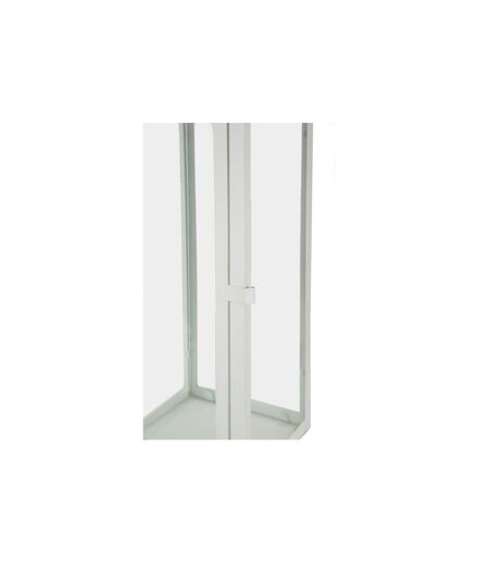 Lot de 3 Lanternes en Verre Magic 66cm Blanc