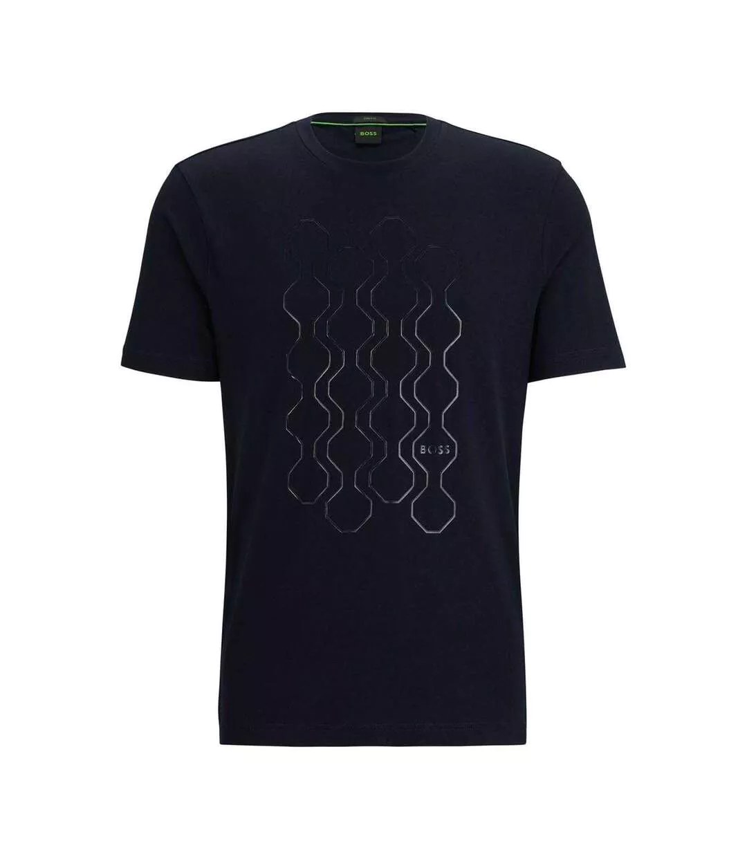 T-shirt Motif/style Miroir Œuvre Art Homme Bleu Foncé Boss-2
