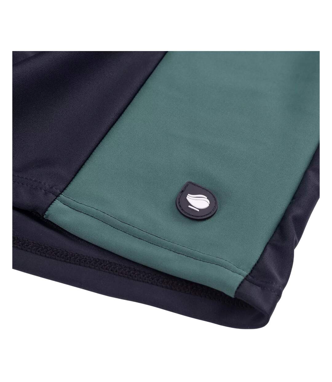 Mens Levu Swim Shorts Black Green Aquawave-4