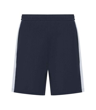 Mens knitted shorts navy/white Finden & Hales