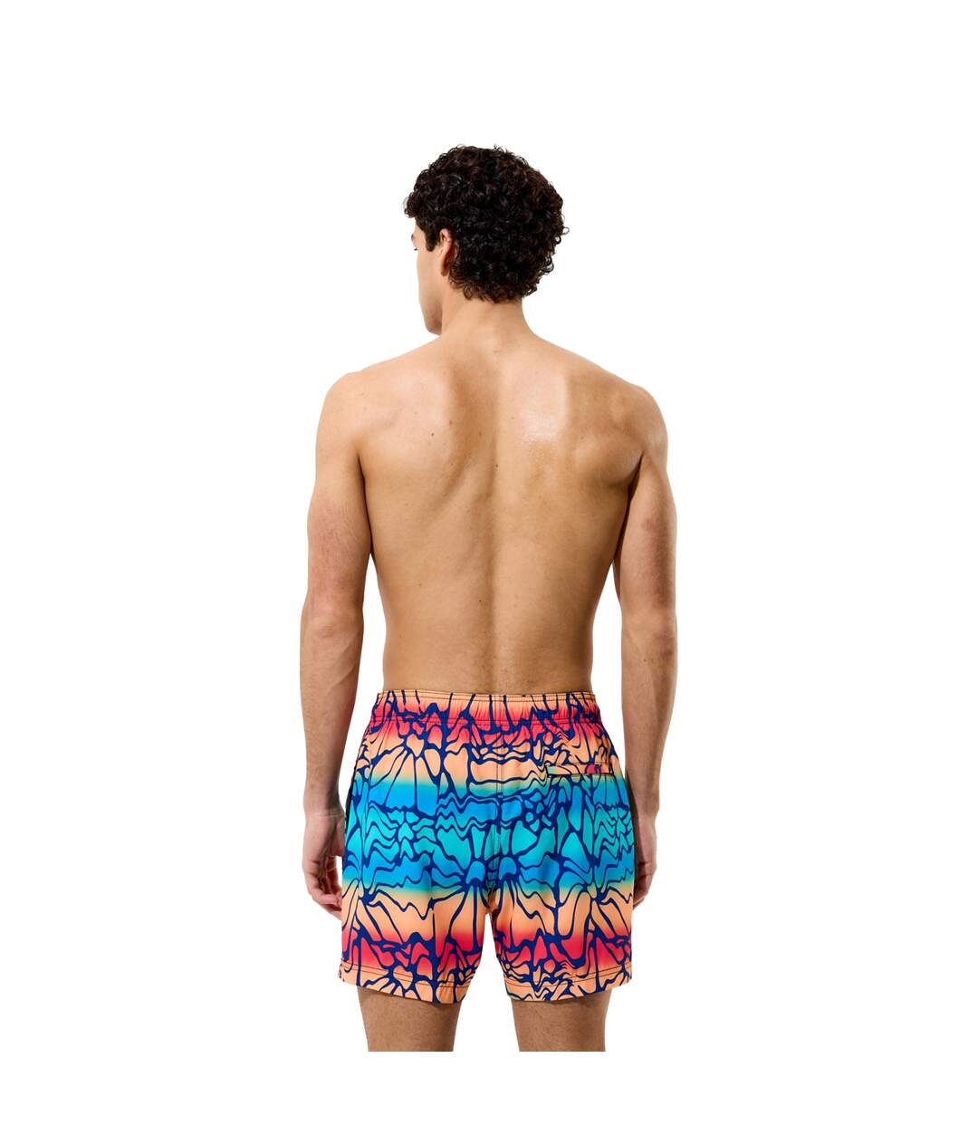 Mens Redondo Edge Patterned Swim Shorts Navy Speedo-3