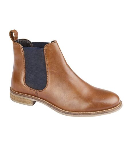 Cipriata Womens/Ladies Alexandra Twin Gusset Ankle Boots (Tan) - UTDF1464