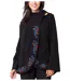 Veste polaire brodée COLUMBIA noire Coton Du Monde-1